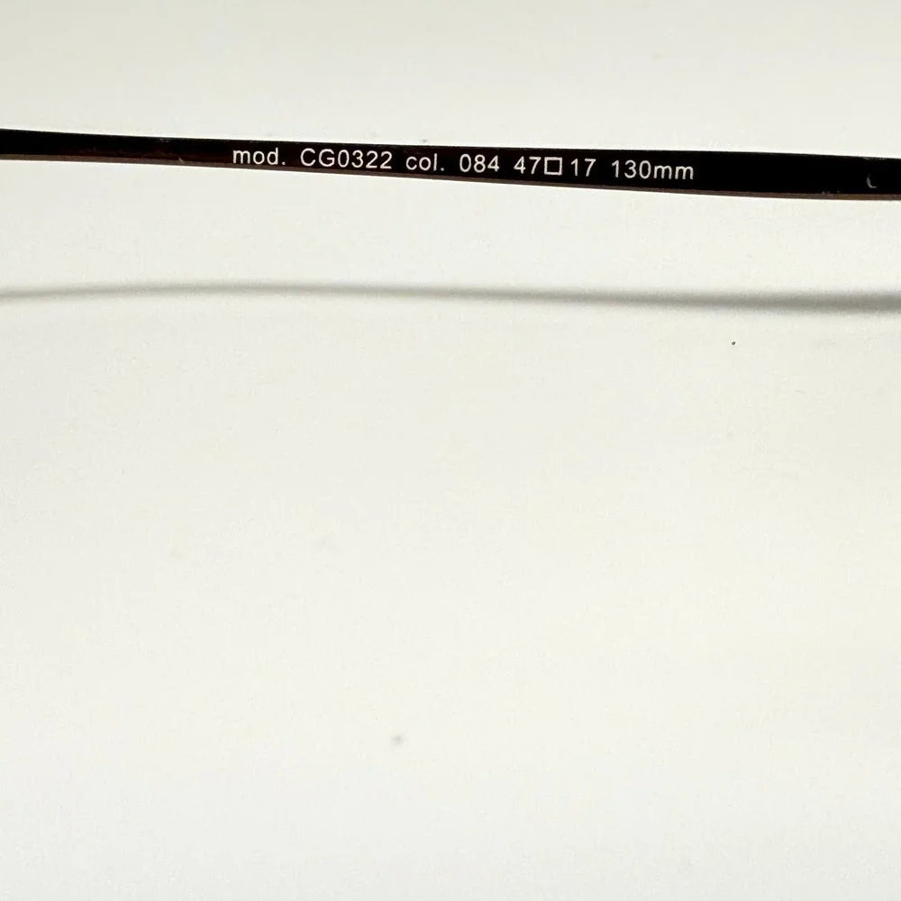 Covergirl CG0322 Brown Oval Eyeglass Frames 47-17-130 Col 084 Metallic Brown